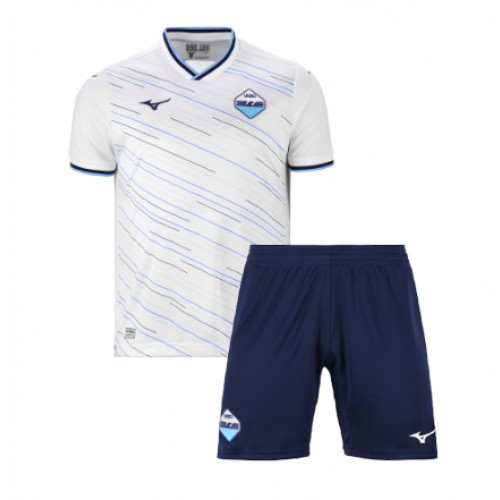 Stroje piłkarskie Lazio Koszulka Wyjazdowej dla dzieci 2026-27 Krótki Rękaw (+ szorty)